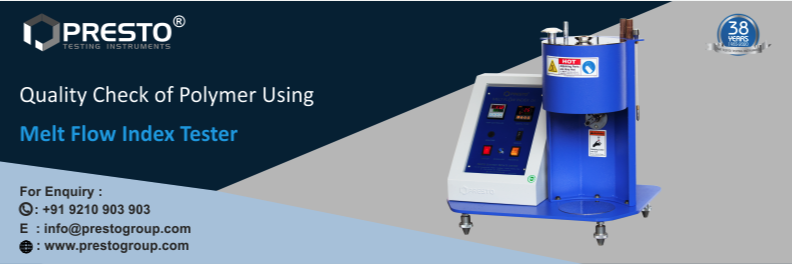 Quality Check Of Polymer Using Melt Flow Index Tester